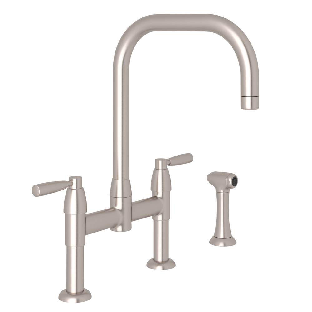 Perrin & Rowe Bridge Kitchen Faucets item U.4279LS-STN-2