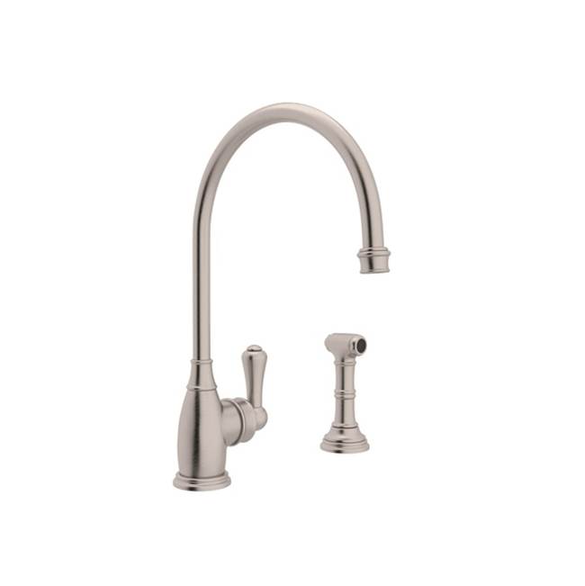 Perrin & Rowe Single Hole Kitchen Faucets item U.4702STN-2