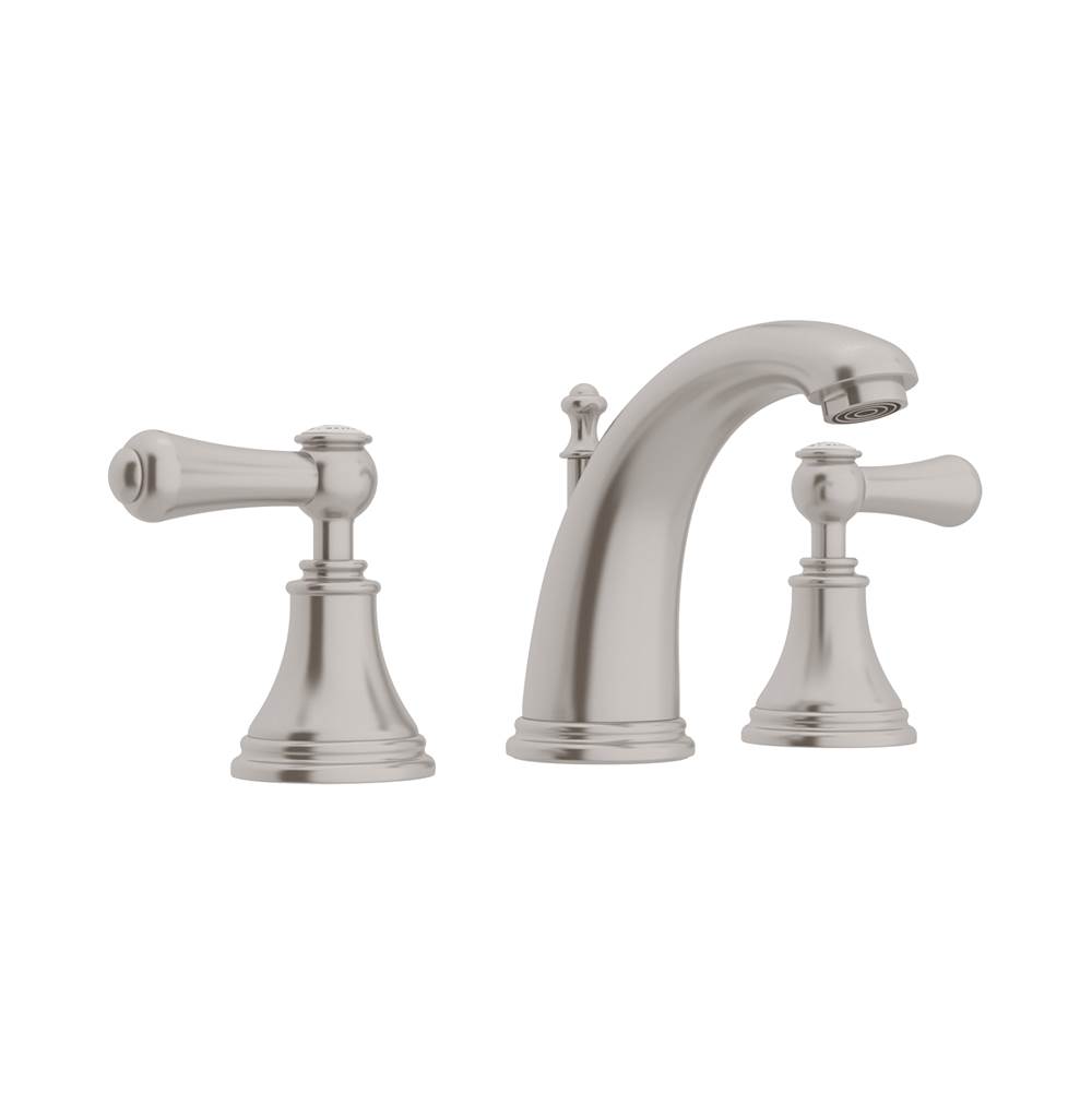 Perrin & Rowe Widespread Bathroom Sink Faucets item U.3712LSP-STN-2