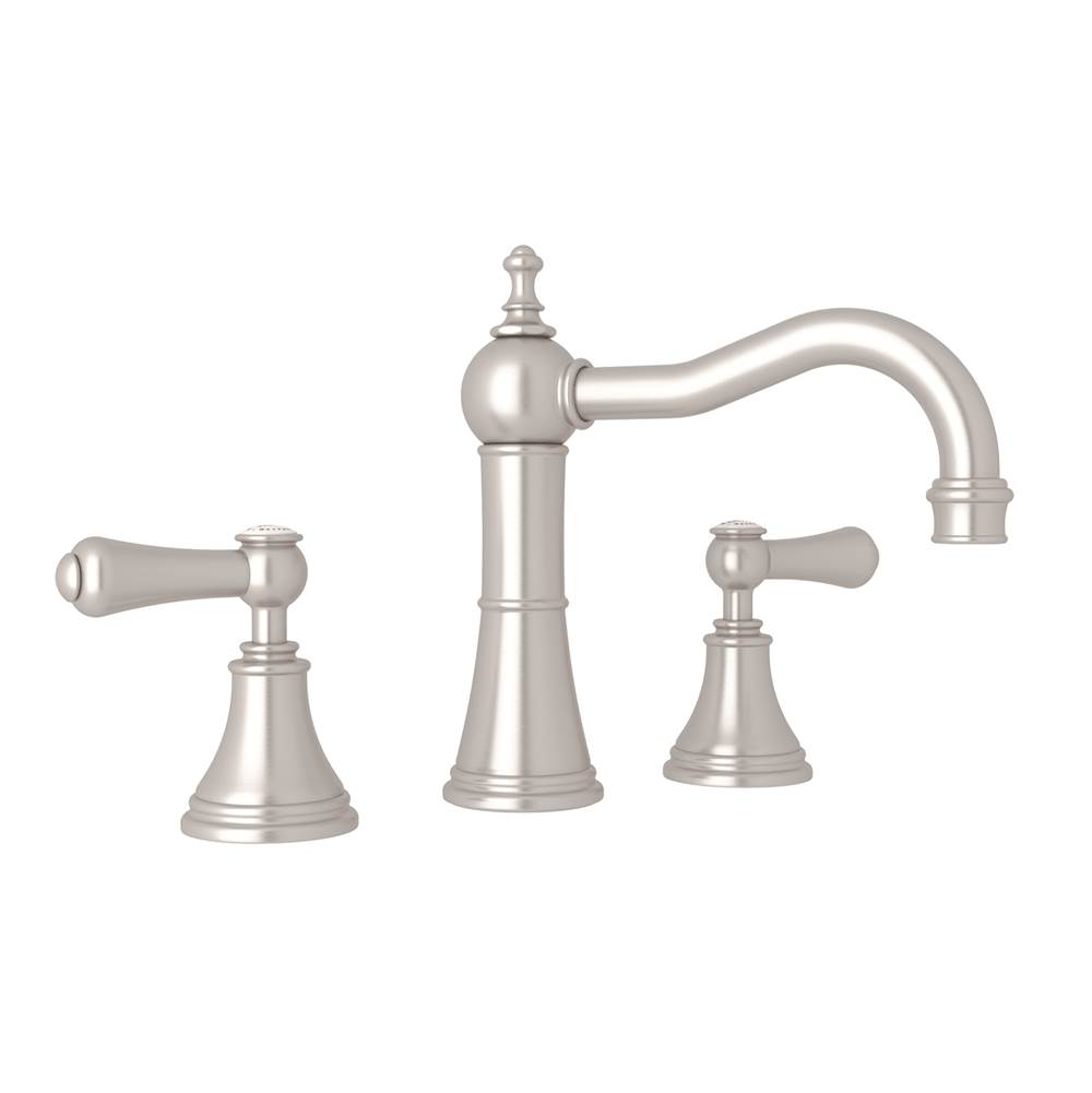 Perrin & Rowe Widespread Bathroom Sink Faucets item U.3723LSP-STN-2