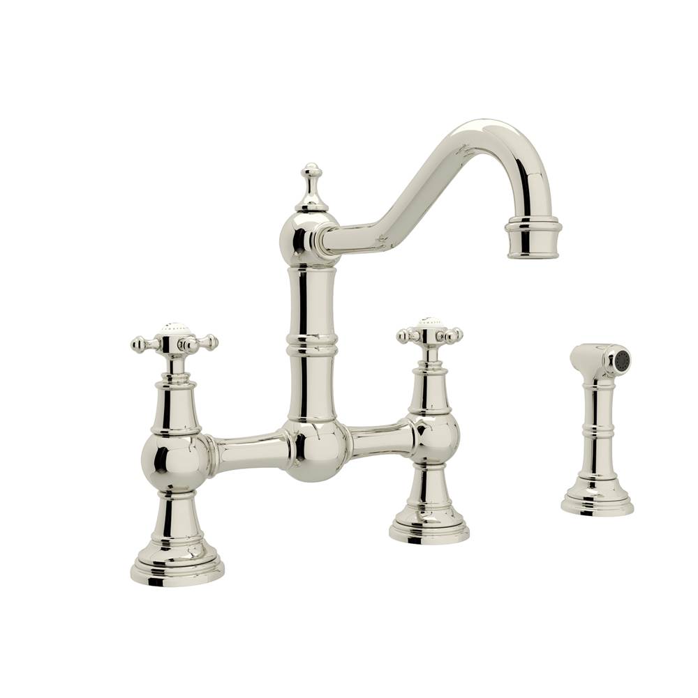 Perrin & Rowe Bridge Kitchen Faucets item U.4755X-PN-2