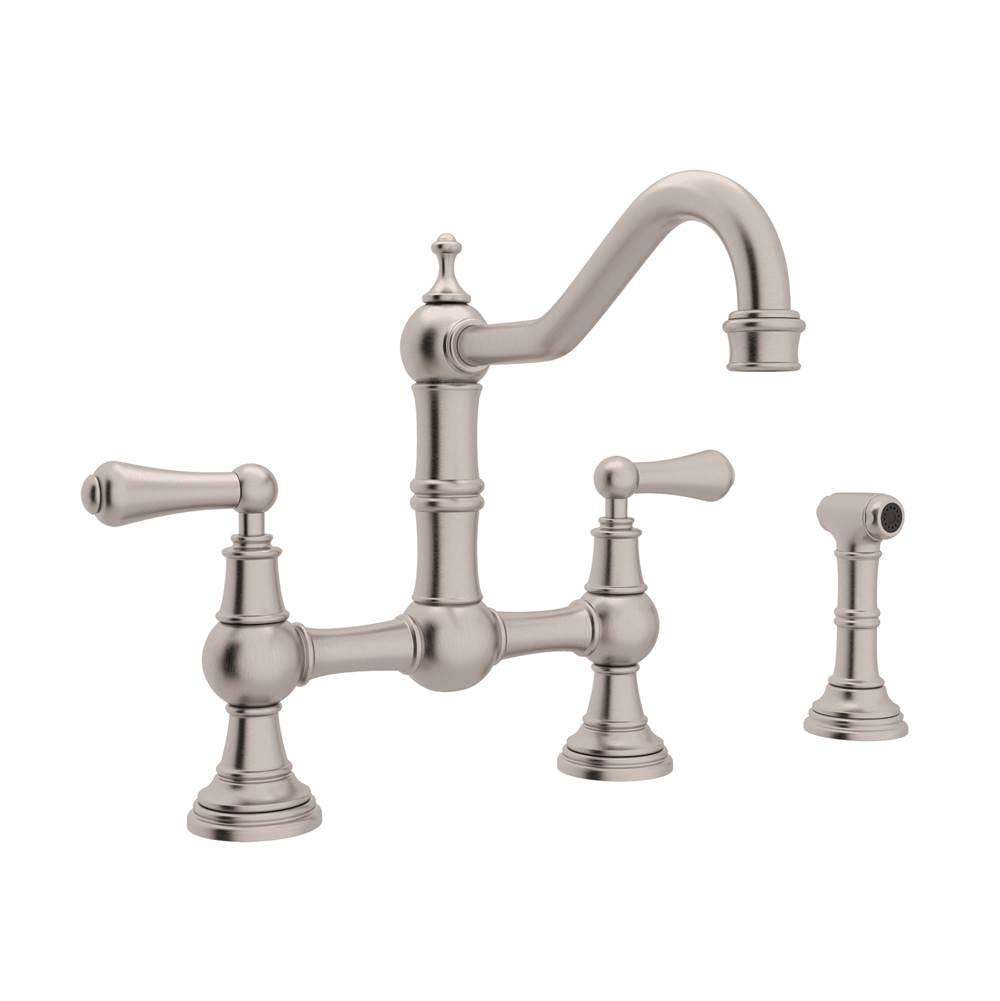 Perrin & Rowe Bridge Kitchen Faucets item U.4756L-STN-2