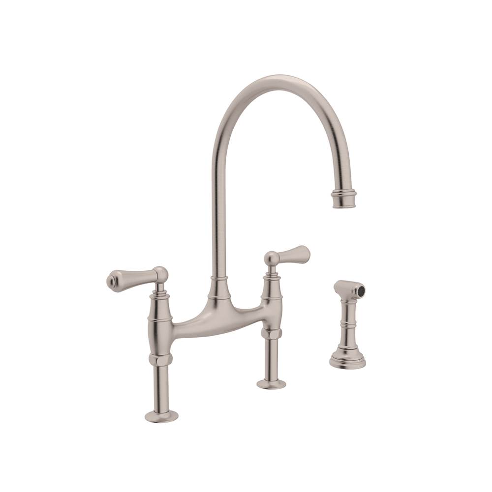 Perrin & Rowe Bridge Kitchen Faucets item U.4719L-STN-2