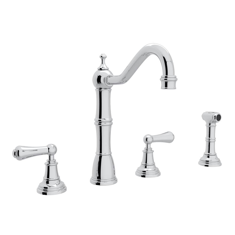 Perrin & Rowe Deck Mount Kitchen Faucets item U.4776L-APC-2