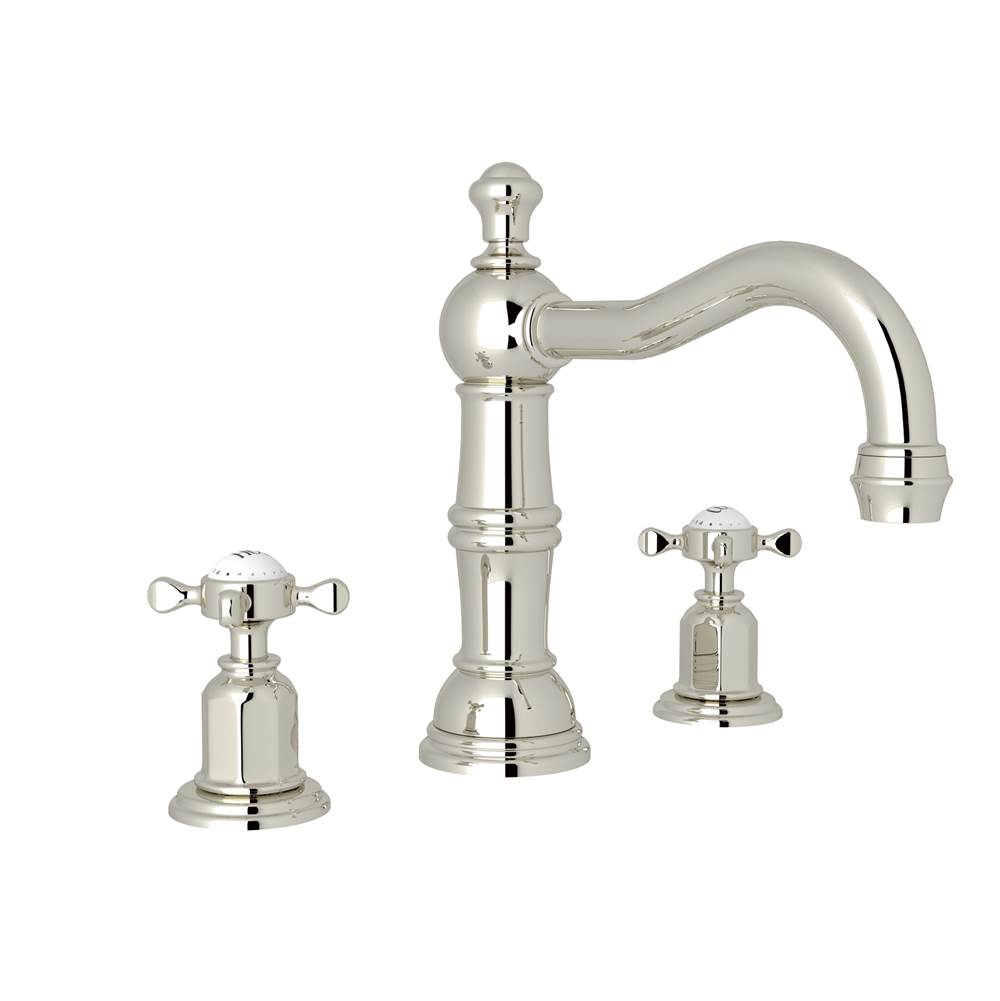 Perrin & Rowe Widespread Bathroom Sink Faucets item U.3721X-PN-2