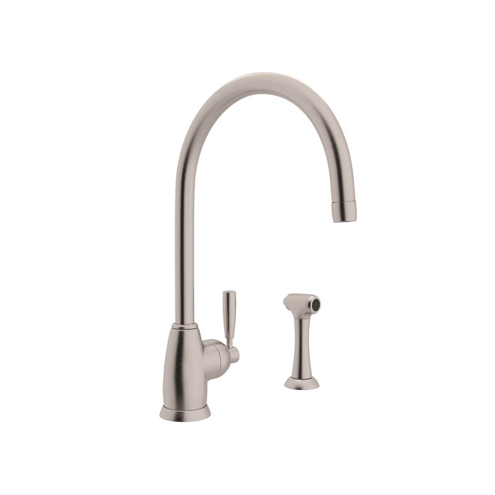 Perrin & Rowe Single Hole Kitchen Faucets item U.4846LS-STN-2