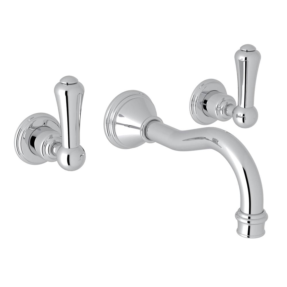 Perrin & Rowe Wall Mounted Bathroom Sink Faucets item U.3793LS-APC/TO-2