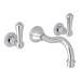 Perrin And Rowe - U.3793LS-APC/TO-2 - Wall Mounted Bathroom Sink Faucets