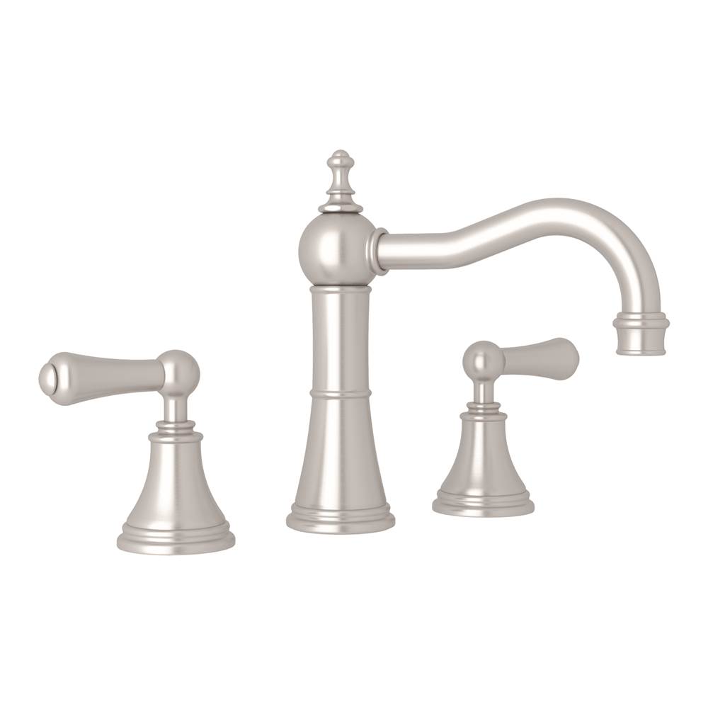Perrin & Rowe Widespread Bathroom Sink Faucets item U.3723LS-STN-2