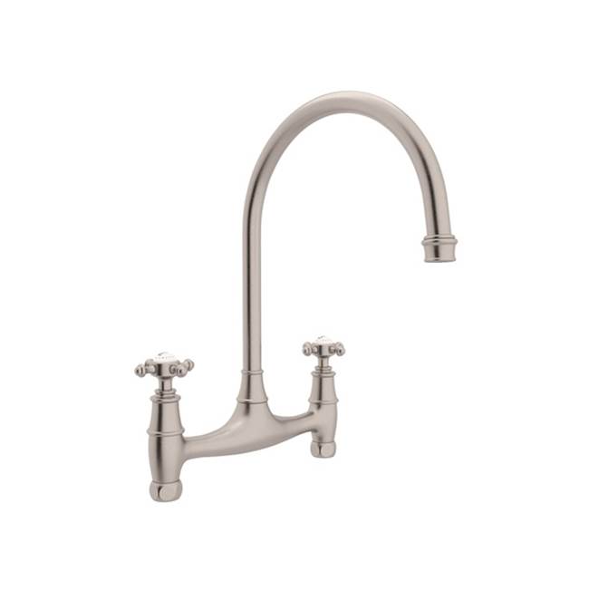 Perrin & Rowe Bridge Kitchen Faucets item U.4790X-STN-2