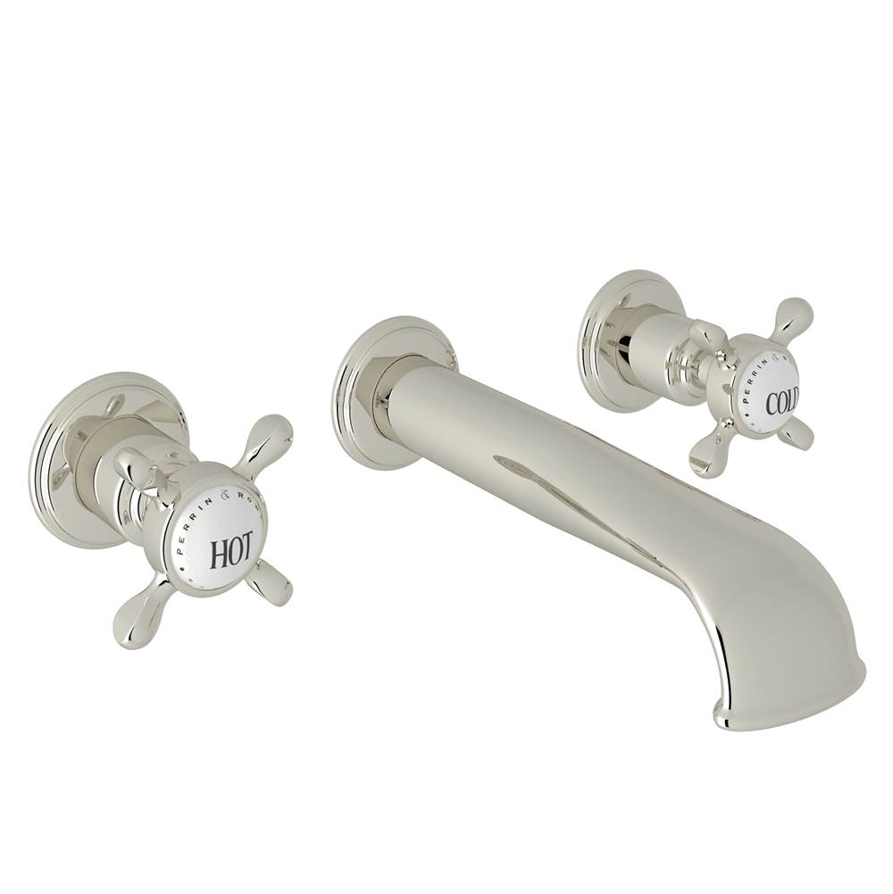 Perrin & Rowe Wall Mounted Bathroom Sink Faucets item U.3561X-PN/TO-2