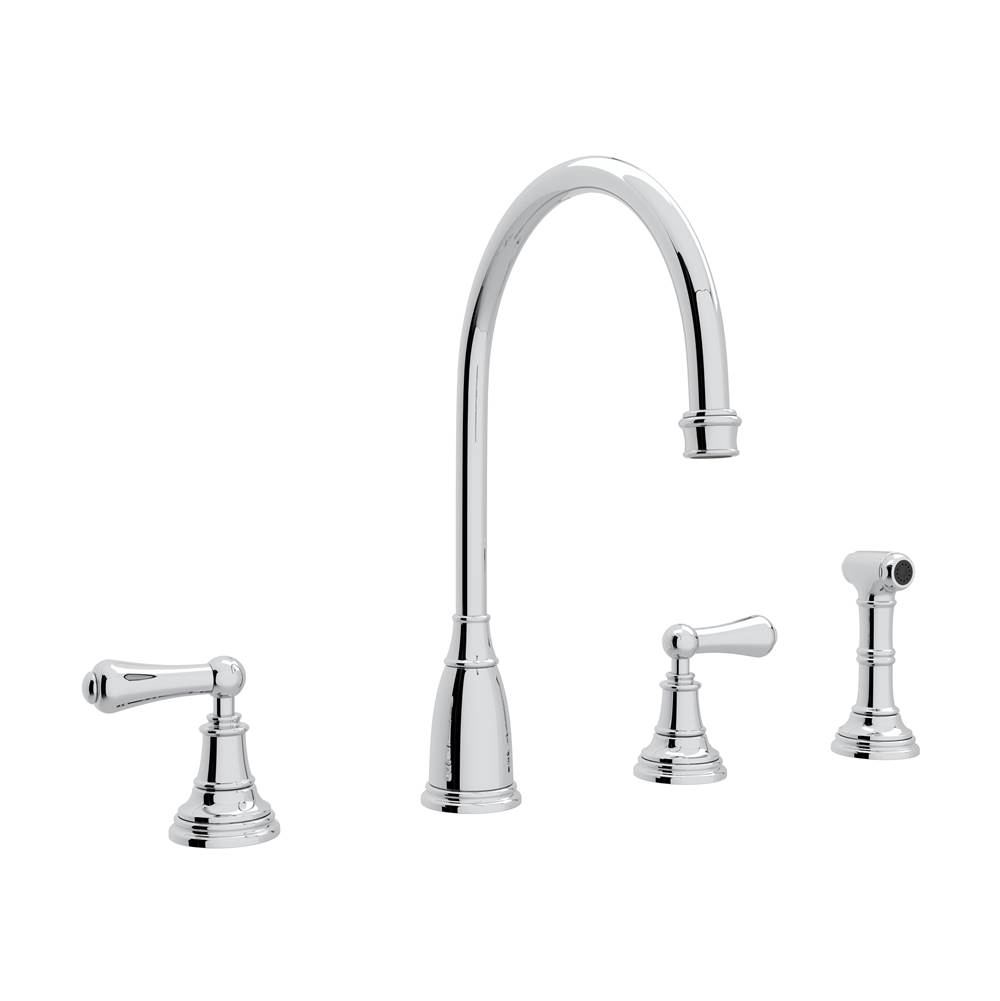 Perrin & Rowe Deck Mount Kitchen Faucets item U.4736L-APC-2