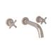 Perrin And Rowe - U.3322X-STN/TO-2 - Wall Mounted Bathroom Sink Faucets