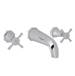 Perrin And Rowe - U.3171X-APC/TO-2 - Wall Mounted Bathroom Sink Faucets