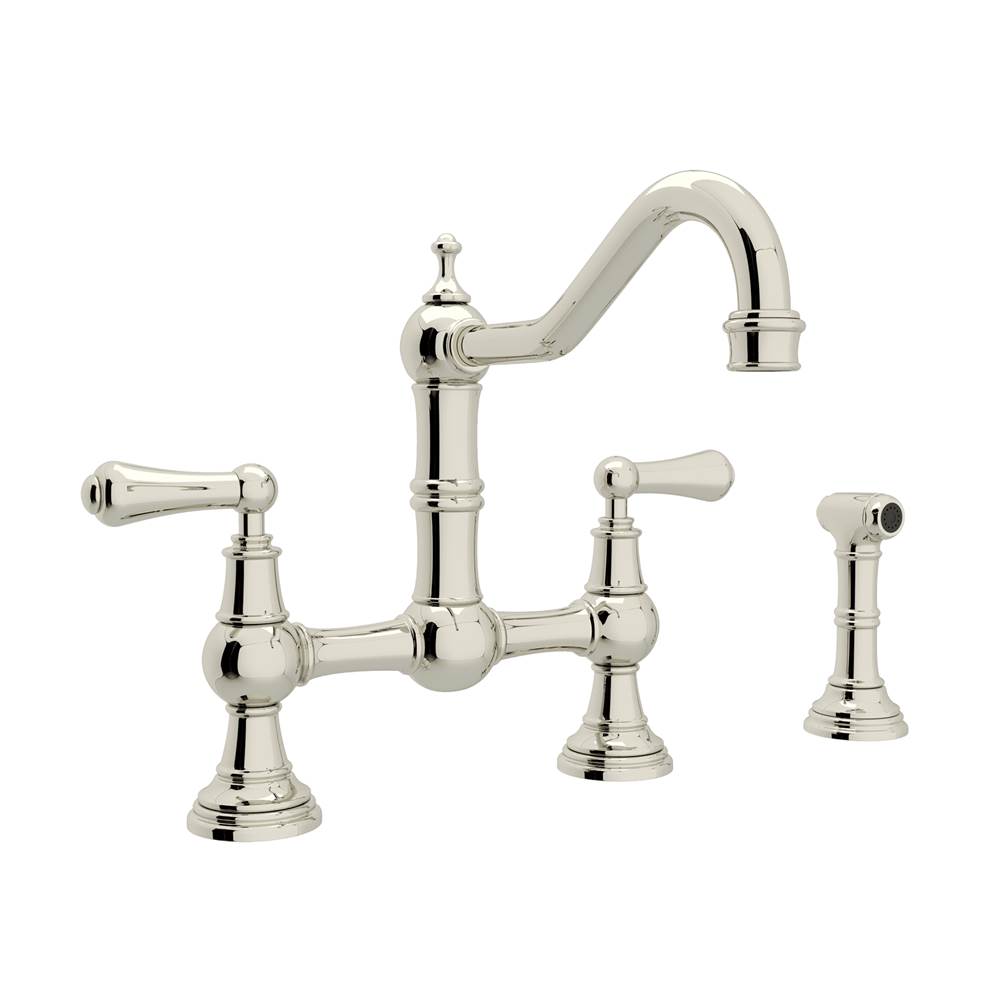 Perrin & Rowe Bridge Kitchen Faucets item U.4756L-PN-2