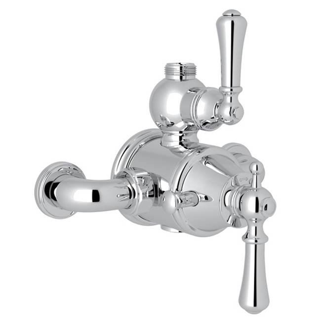 Bathworks ShowroomsPerrin & RoweGeorgian Era™ 3/4'' Exposed Therm Valve With Volume And Temperature Control