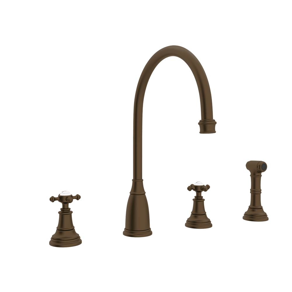 Perrin & Rowe Deck Mount Kitchen Faucets item U.4735X-EB-2
