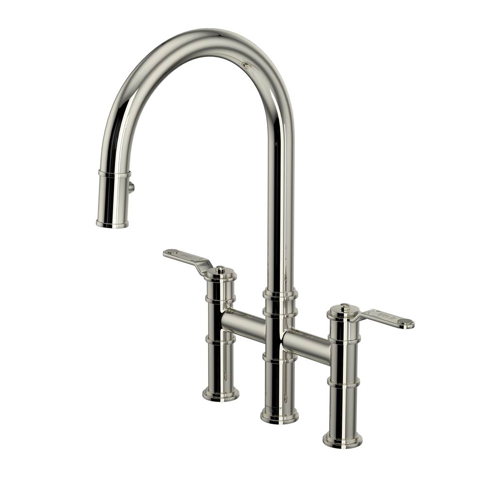 Perrin & Rowe Bridge Kitchen Faucets item U.4549HT-PN-2