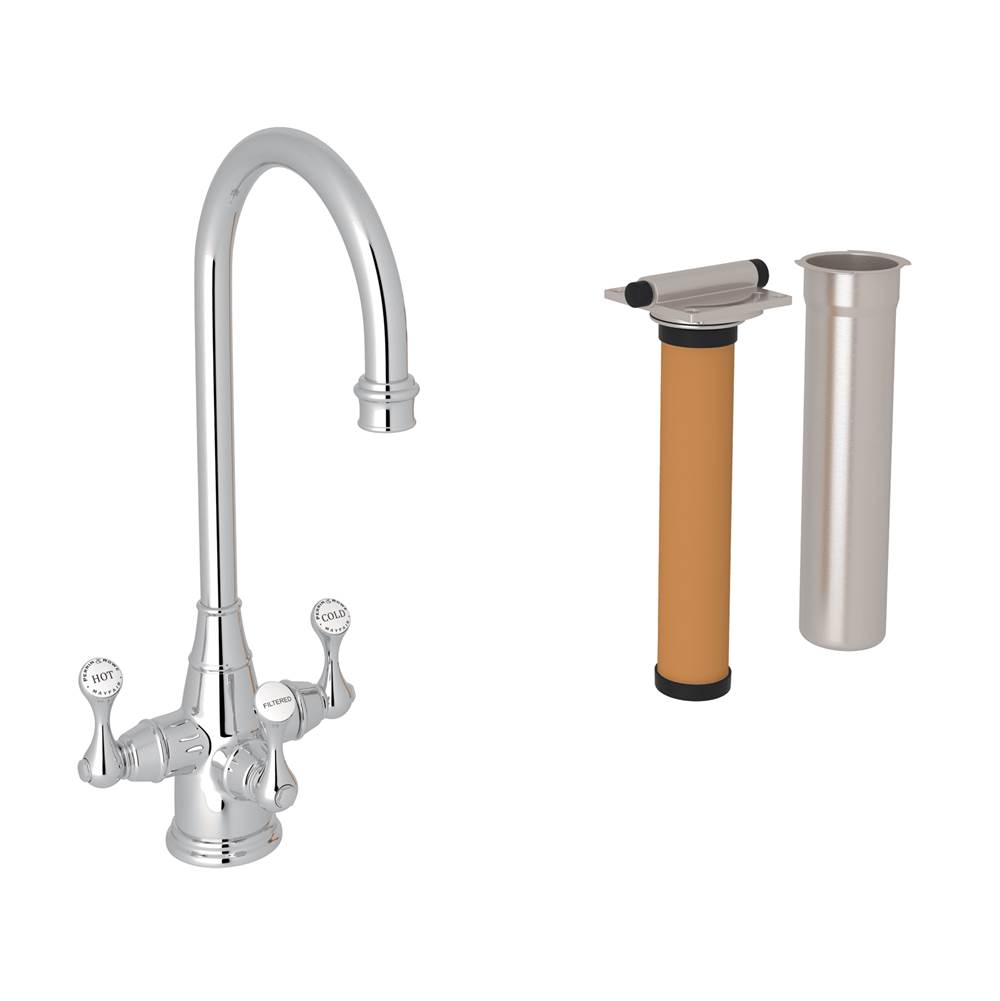 Bathworks ShowroomsPerrin & RoweGeorgian Era™ Three Handle Bar/Food Prep Filter Kitchen Faucet Kit