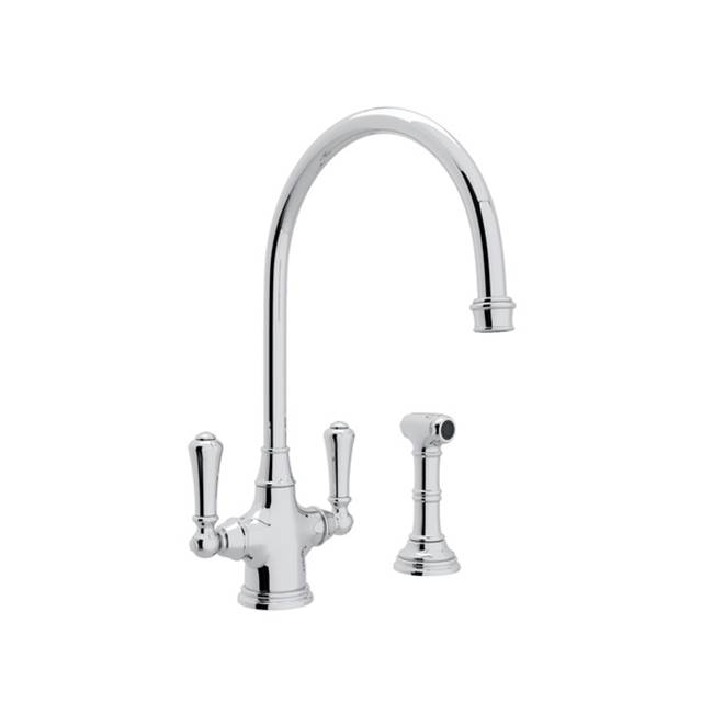Perrin & Rowe Deck Mount Kitchen Faucets item U.4710APC-2