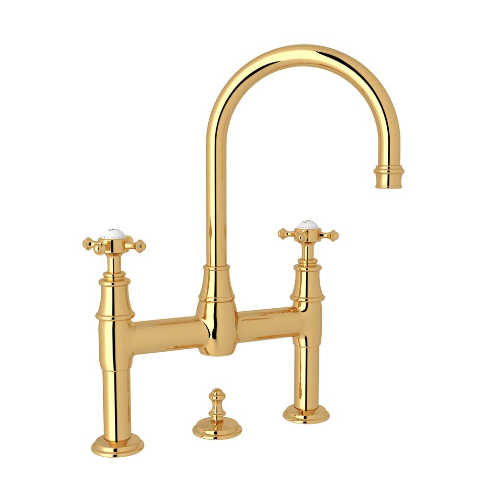 Perrin & Rowe Bridge Bathroom Sink Faucets item U.3709X-EG-2