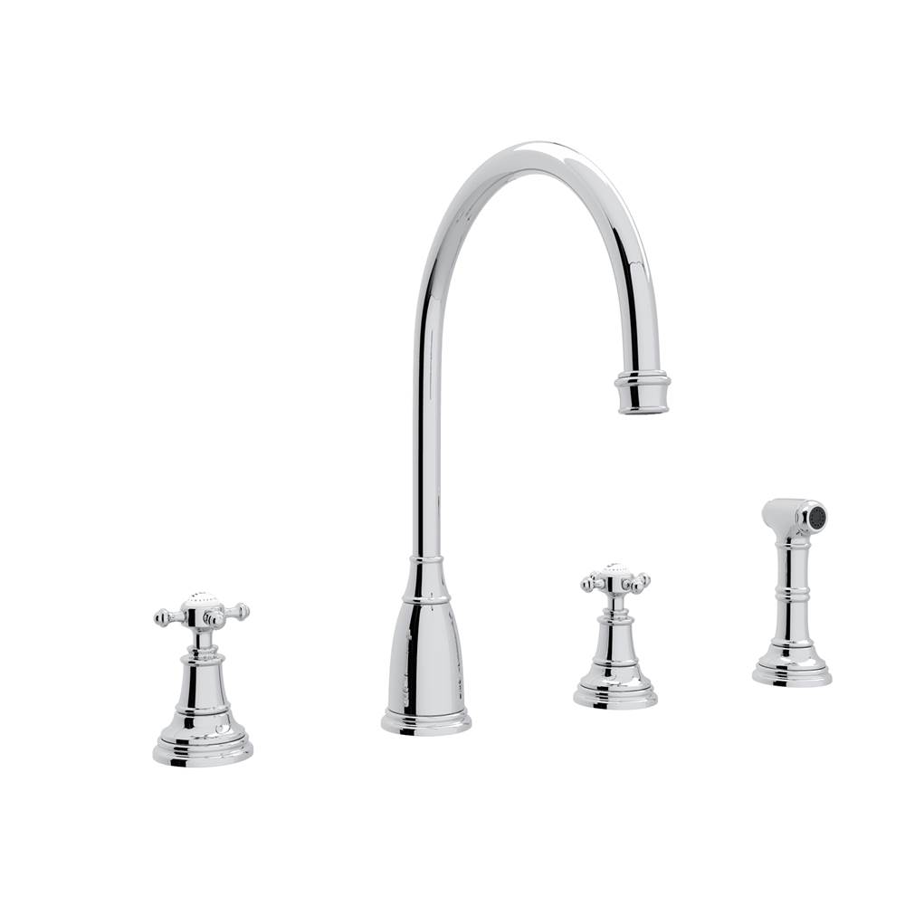 Perrin & Rowe Deck Mount Kitchen Faucets item U.4735X-APC-2