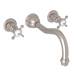 Perrin And Rowe - U.3781X-STN/TO - Wall Mount Tub Fillers