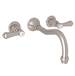 Perrin And Rowe - U.3783LSP-STN/TO - Wall Mount Tub Fillers