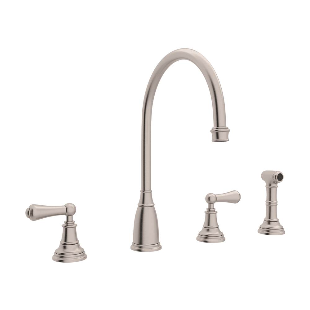 Perrin & Rowe Deck Mount Kitchen Faucets item U.4736L-STN-2