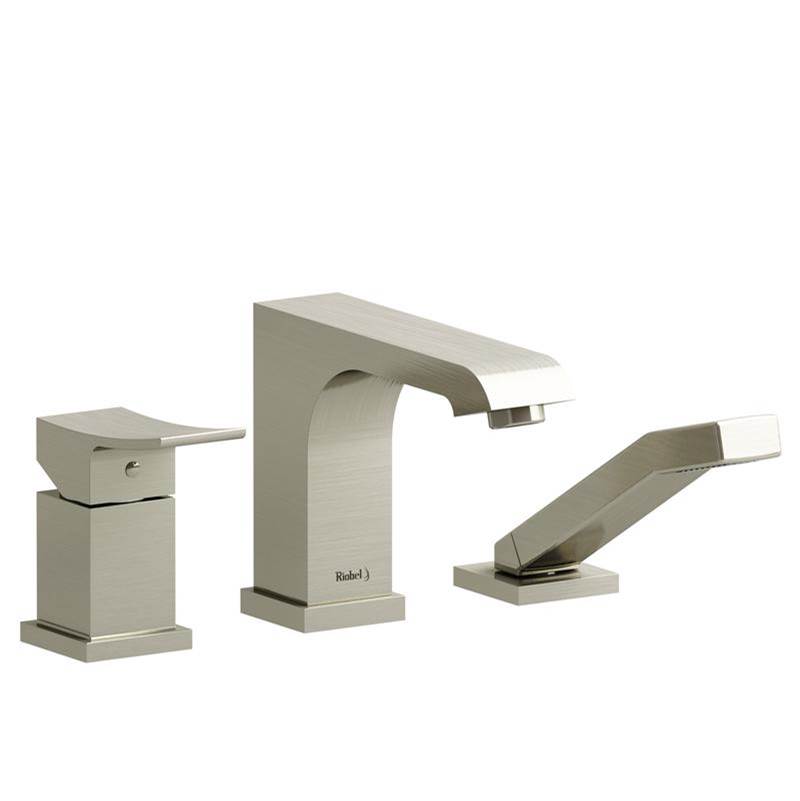 Bathworks ShowroomsRiobel3-piece Type P (pressure balance) deck-mount tub filler with Handshower trim