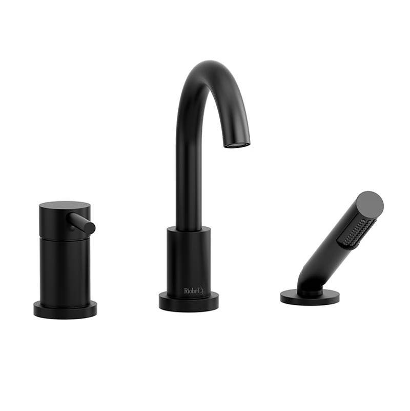 Riobel Pro Deck Mount Roman Tub Faucets With Hand Showers item TCO16BK