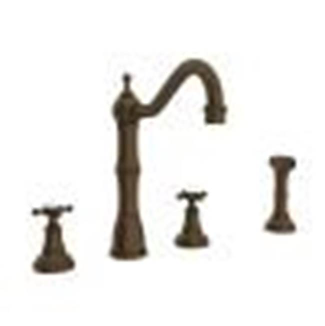 Bathworks ShowroomsRohl CanadaEdwardian™ Two Handle Kitchen Faucet With Side Spray