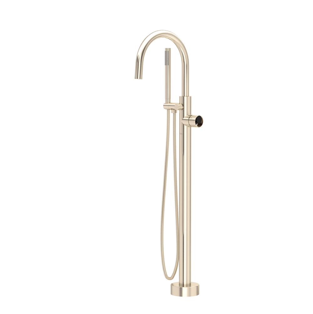 Bathworks ShowroomsRohl CanadaEclissi™ Single Hole Floor-mount Tub Filler Trim With C-Spout