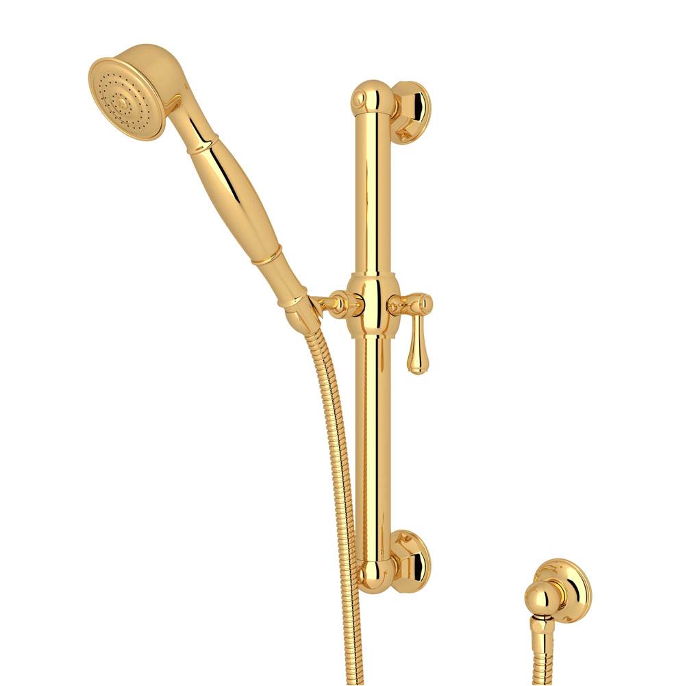 Rohl Canada Handshower Set With 24'' Grab Bar and Single Function Handshower