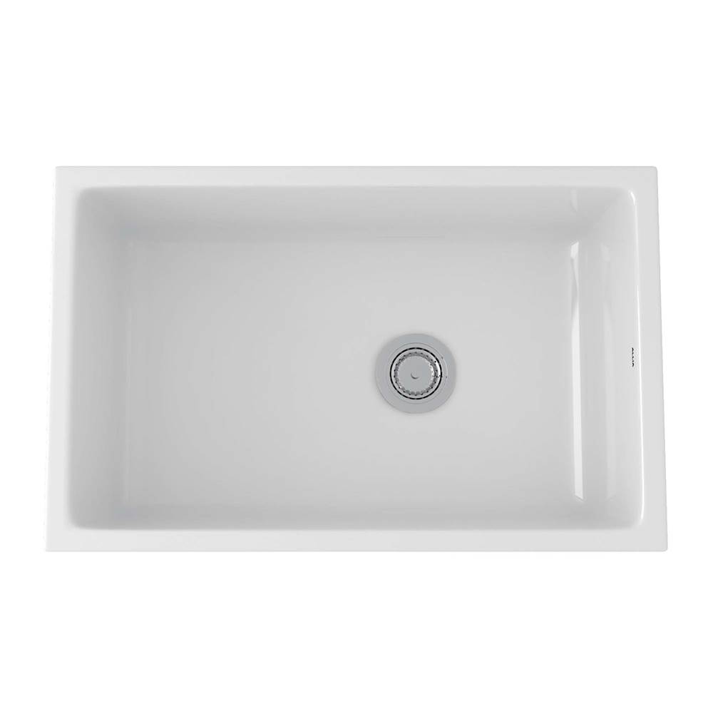 Bathworks ShowroomsRohl CanadaAllia™ 32'' Fireclay Single Bowl Undermount Kitchen Sink