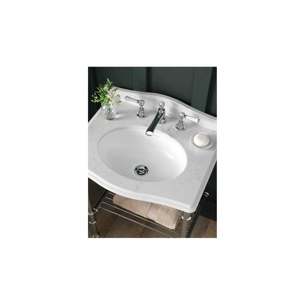 Bathworks ShowroomsVictoria + AlbertKaali 18'' x 14'' Undermount Oval Lavatory Sink