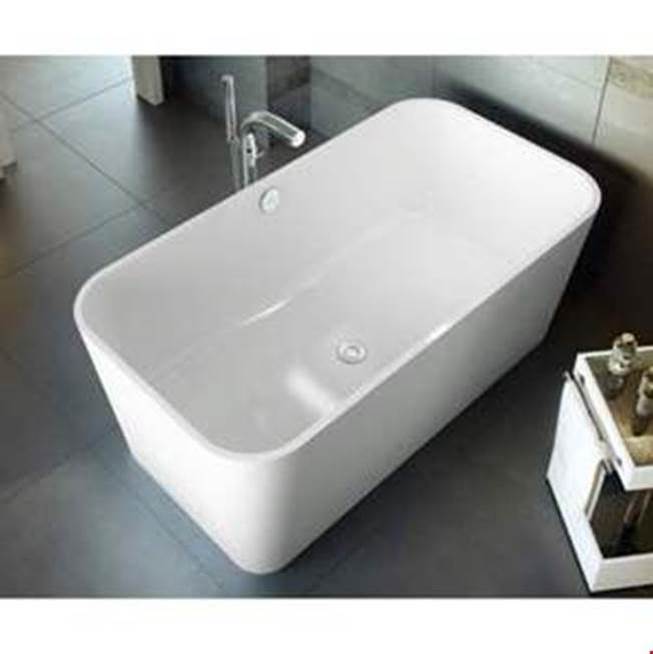 Bathworks ShowroomsVictoria + AlbertEdge 59'' x 32'' Freestanding Soaking Bathtub With Void