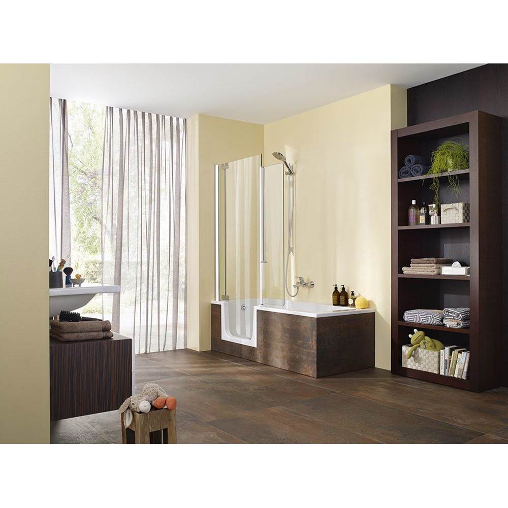 Bathworks ShowroomsZitta CanadaDuett 63 Right Corner Kit For Ceramic With Shower Door