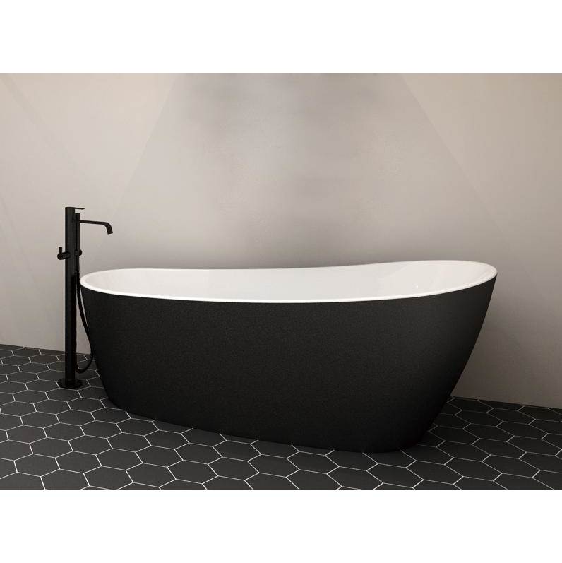 Bathworks ShowroomsZitta CanadaIssa Black Tub 59 1/2 X 29 X 27 1/2