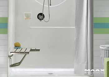 maxx tub with shower seat